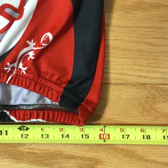 XL Kucharik red/black Kokopelli unisex bicycle jersey - Picture 10 of 15